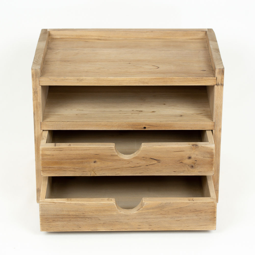 13" x 10" Wood Desk Drawer - Natural | Organization Collection