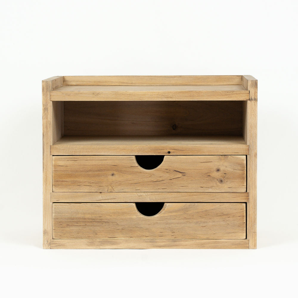 12.5" X 10" X 8.25" Woodd Desk Drawer, Natural