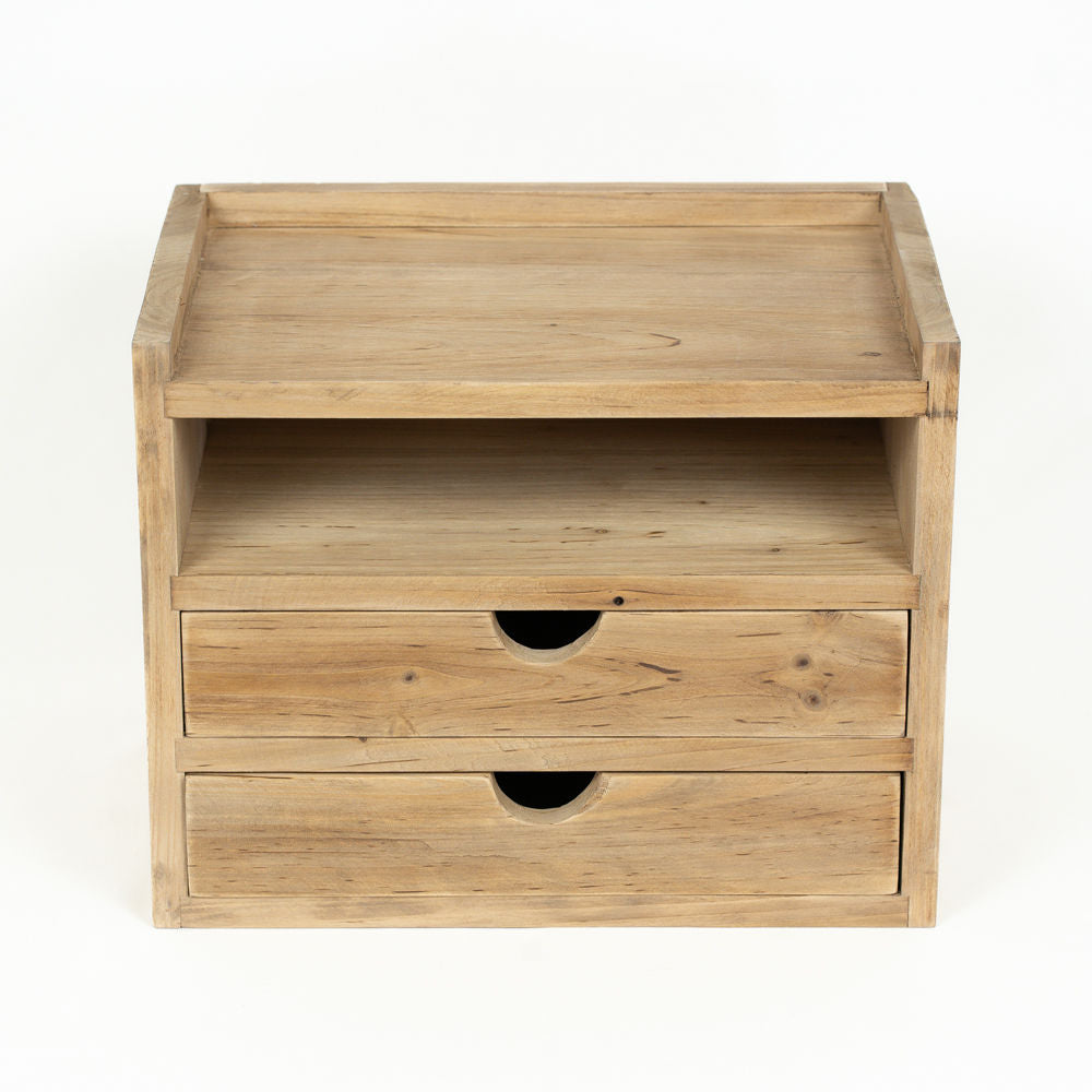 13" x 10" Wood Desk Drawer - Natural | Organization Collection
