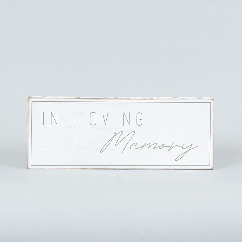 10.25" X 4" X 1.5"  Wood Brick (Memory) White/Gray