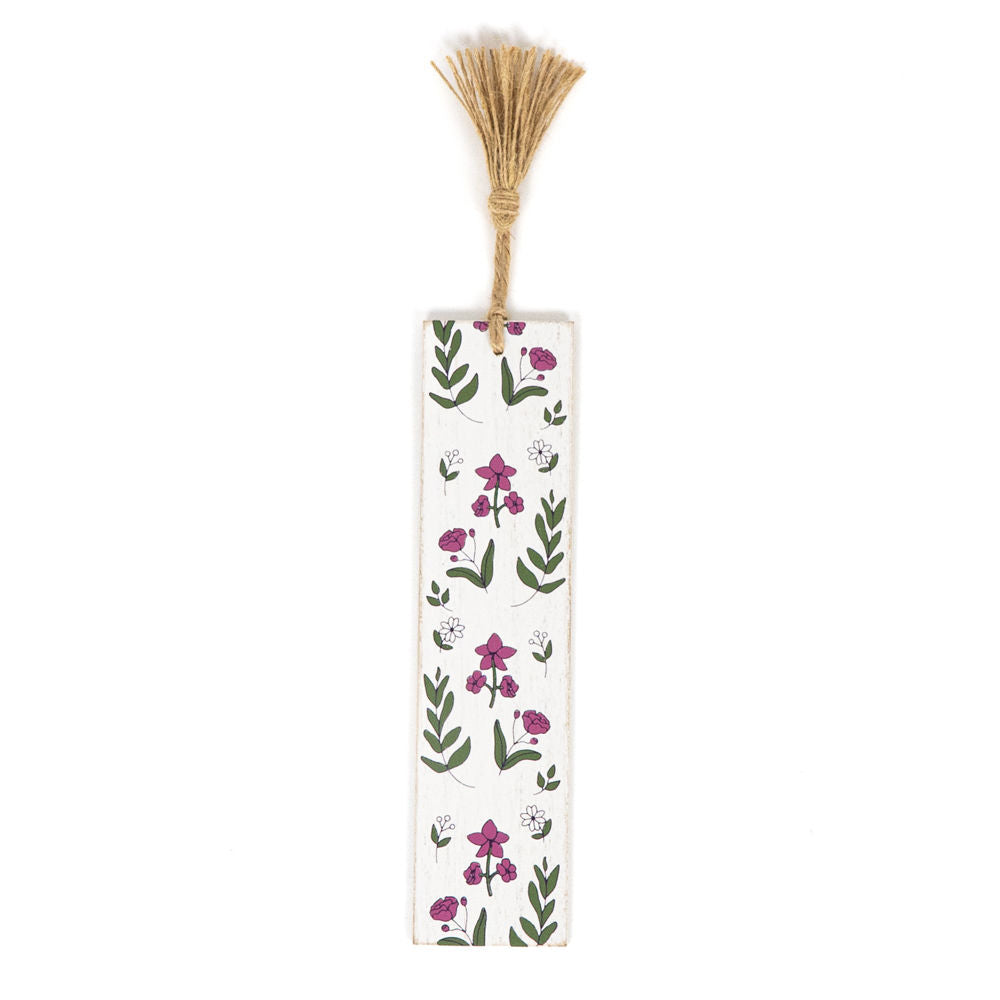 8" Reversible Wood Bookmark with Tassel - Do What Makes You Happy