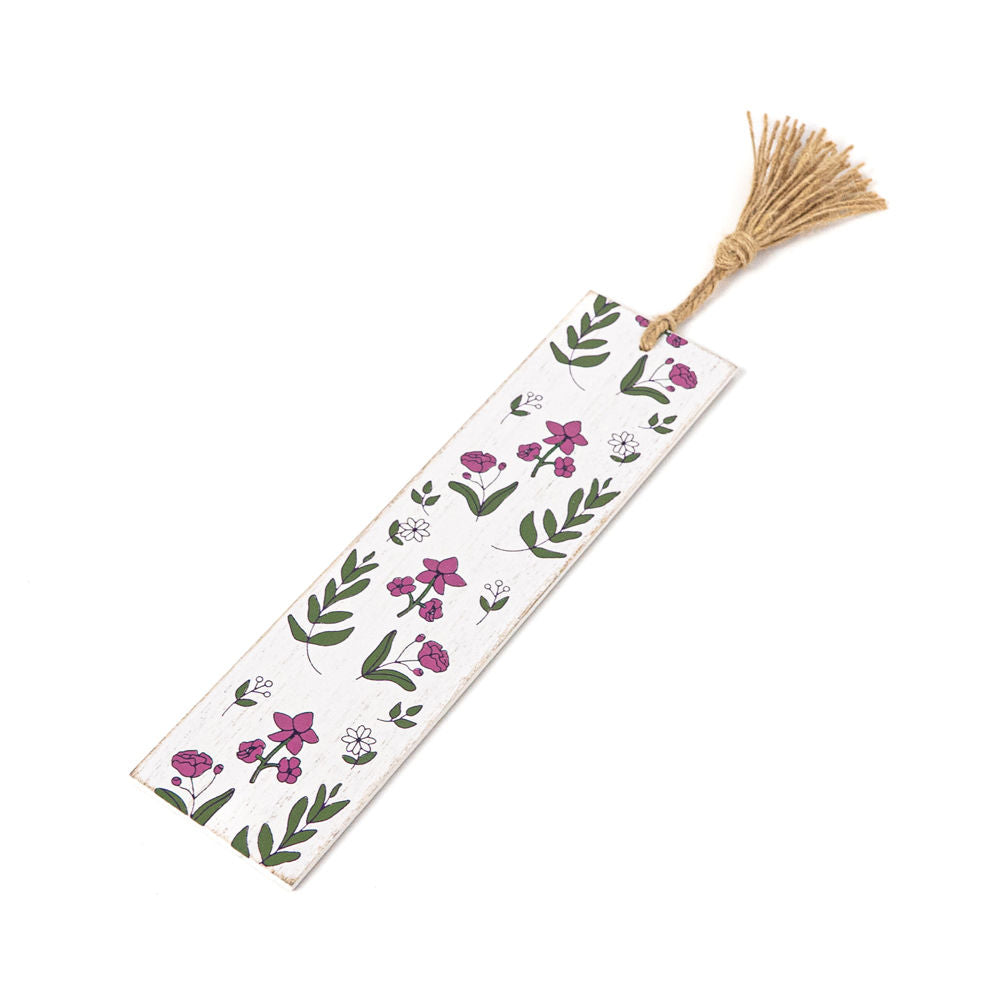 8" Reversible Wood Bookmark with Tassel - Do What Makes You Happy