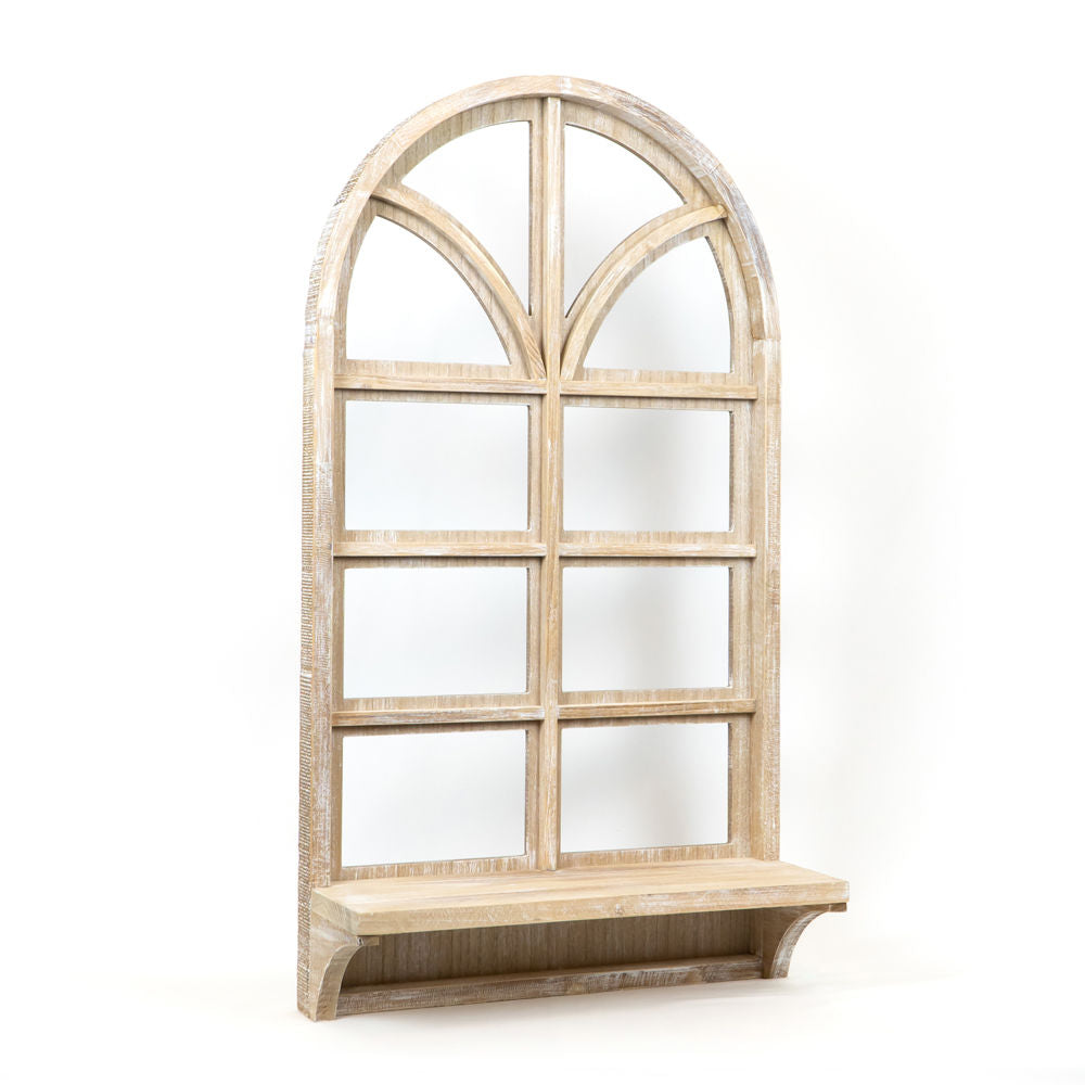 36" Wood Frame with Shelf - Window | Natural