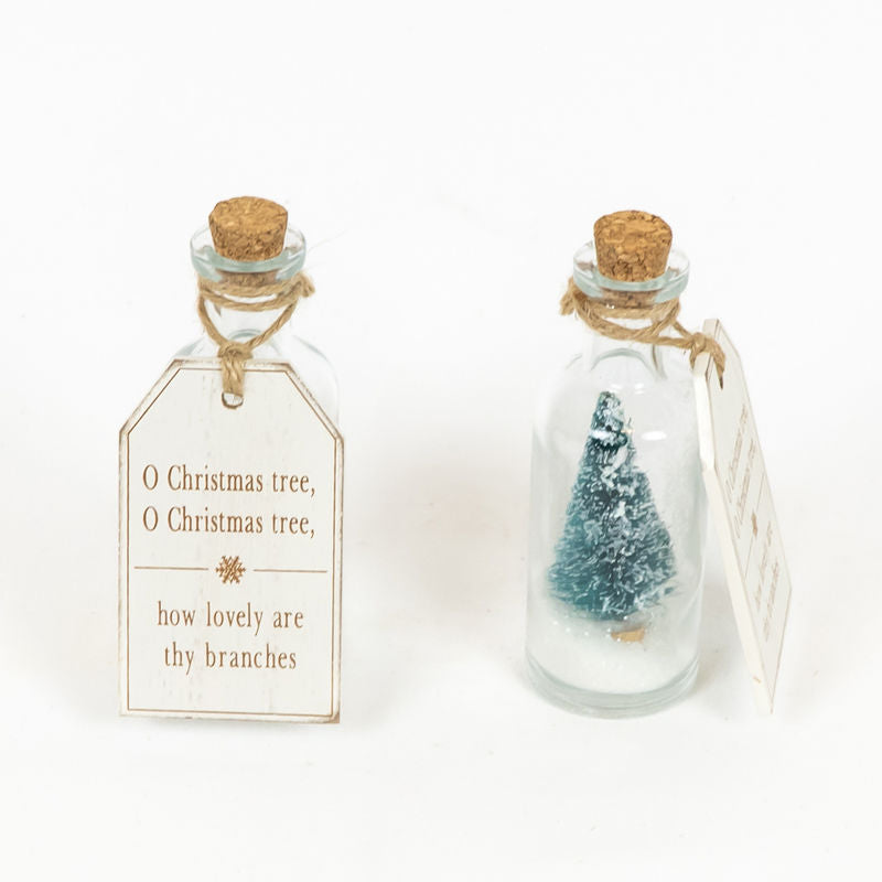 1.75" X 4" X 1.5" Wood Tag/Container (Tree) Multicolor