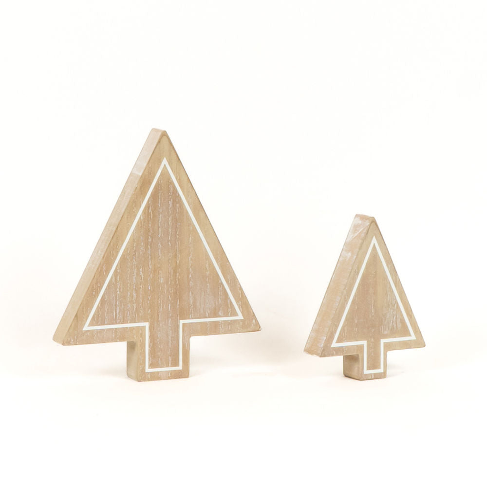 Chunky Wood Shape Set - Trees (Set of 2)