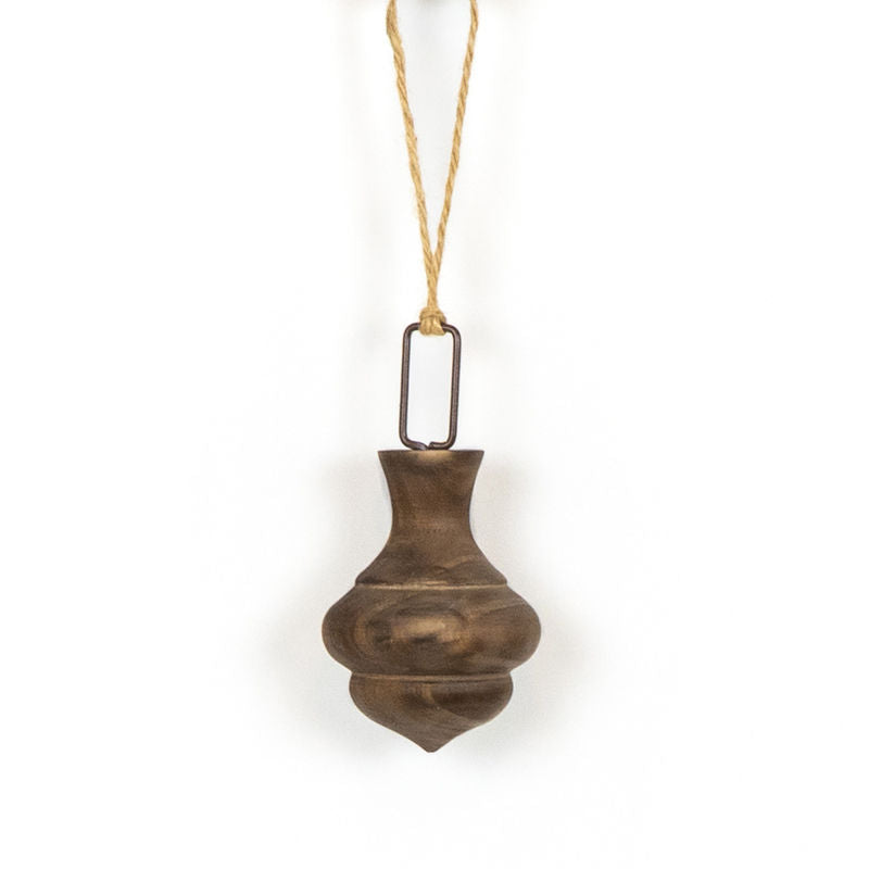 2.75" X 5.5" X 2.75" Wood Cutout Ornament (Balloon) Brown
