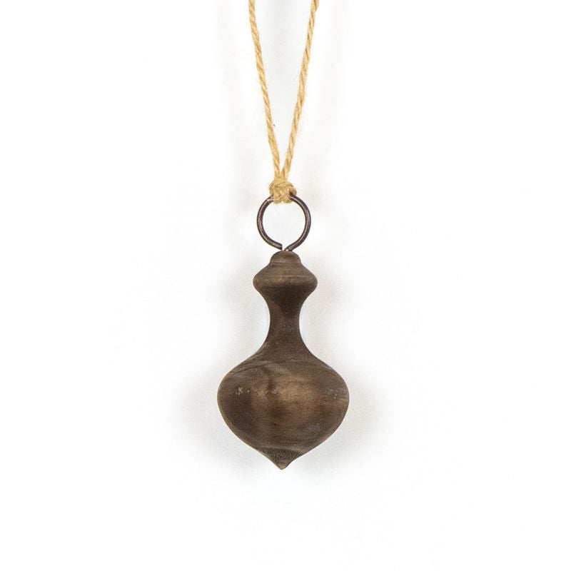 2.25" X 4.75" X 2.25" Wood Cutout Ornament (Mushroom) Brown