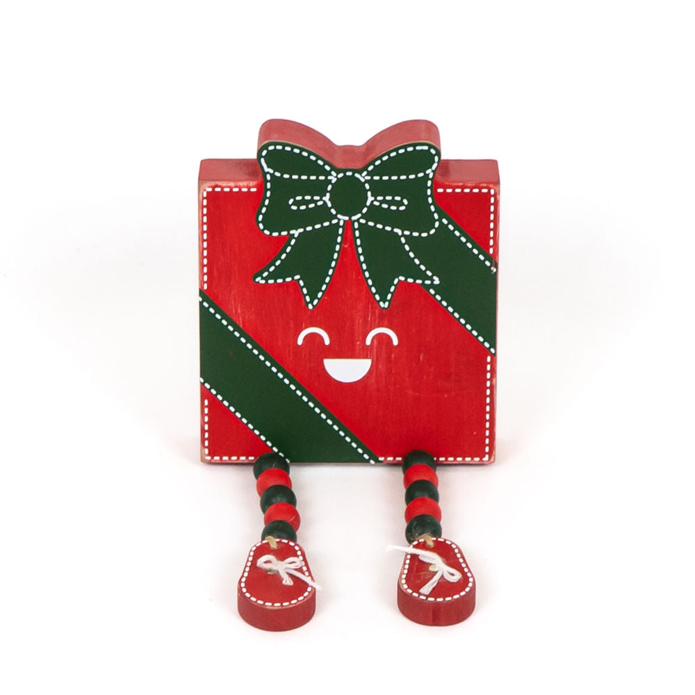 5" Reversible Chunky Wood Shape - Gift Box