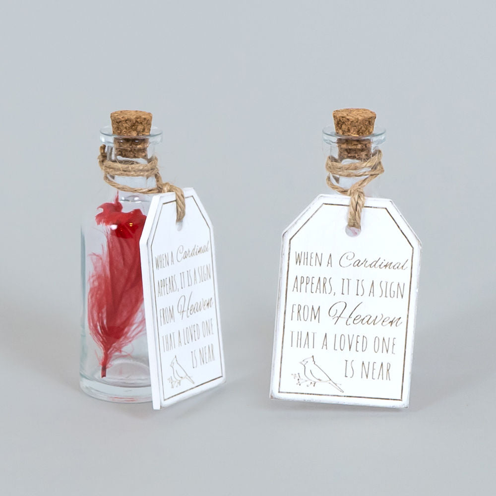 2" X 4.25" X 1.5" Wood Tag/Container (Cardinal) Multicolor