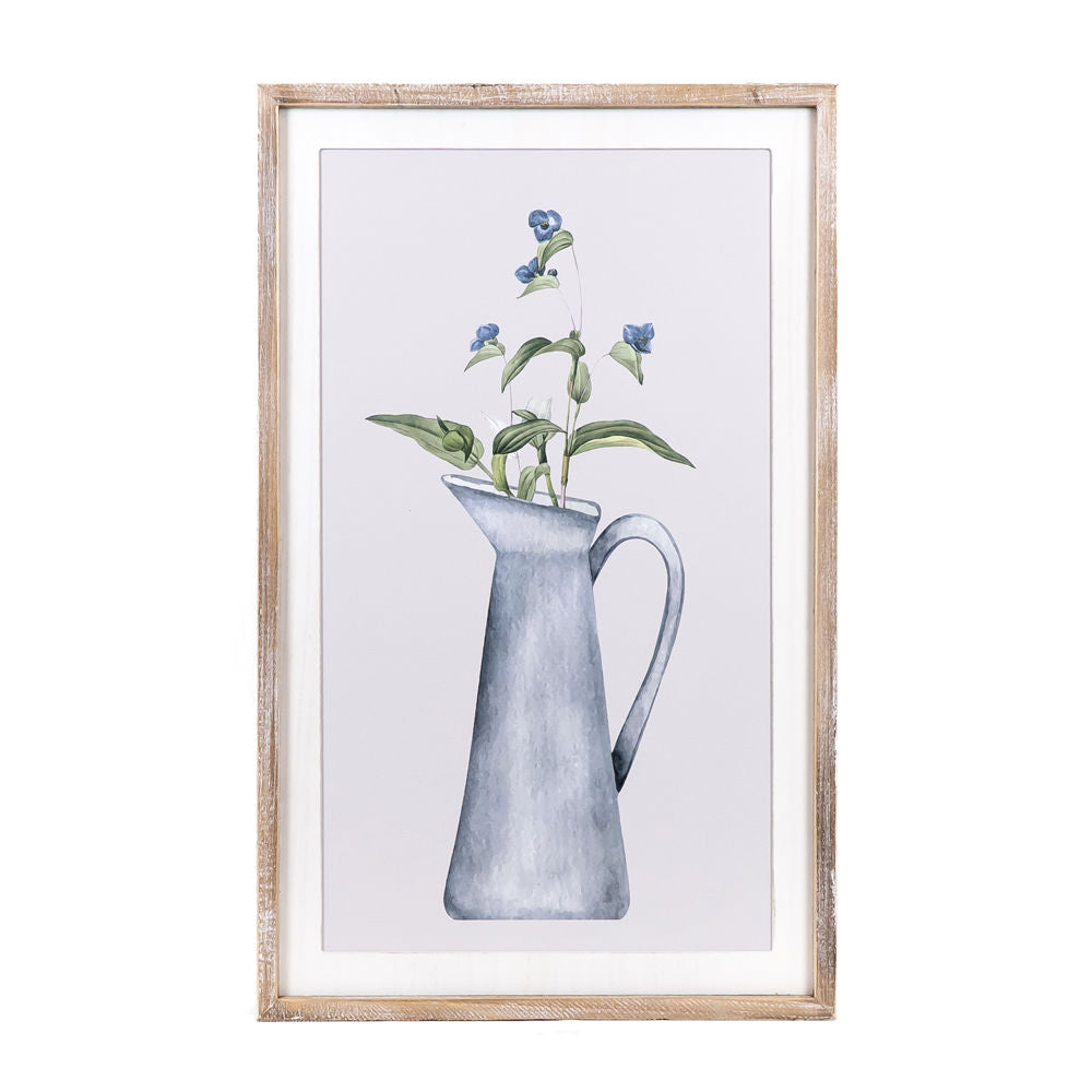 20" x 32" Reversible Wood Frame Sign - Flower | Multicolor