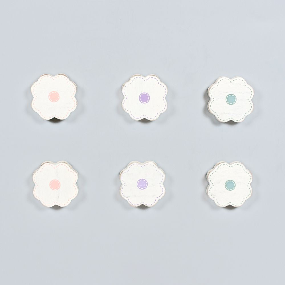 Letterboard Wood Shape Icons - Flowers (Set of 6)