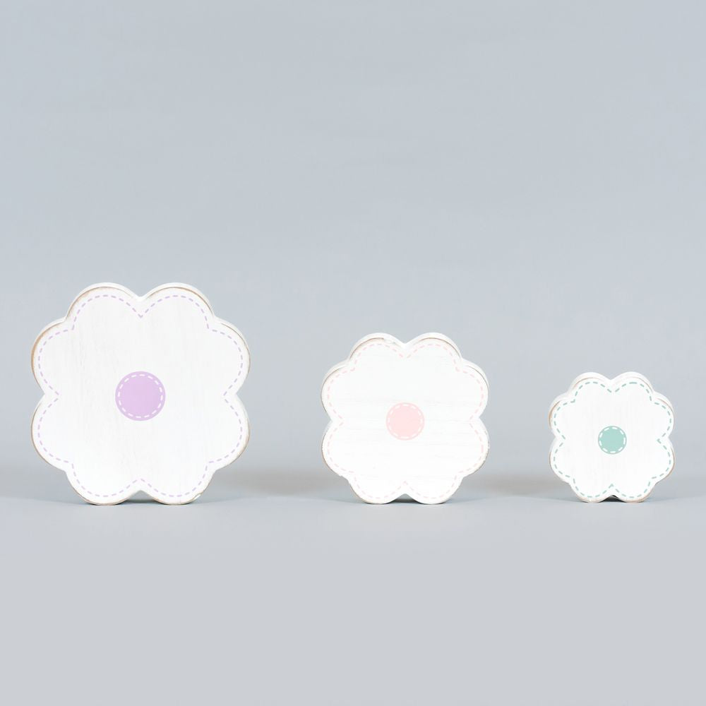 4x5x.5 wood cutout shapes s/3 (FLOWERS)