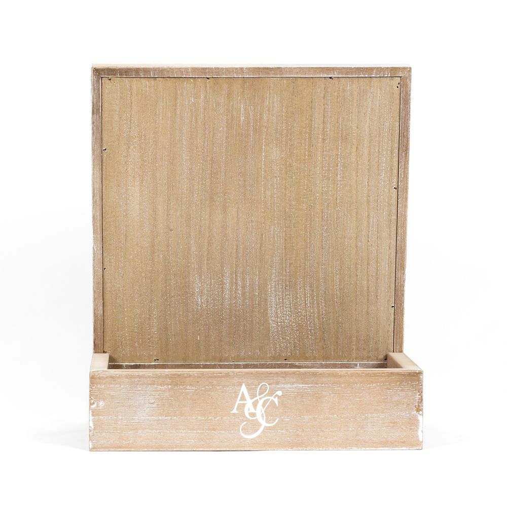 Magnet Display Shelf & Storage Case - Natural and White