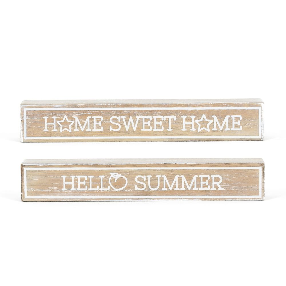 6x1x1 rvs wood brick (SUMMER/HOME) ntrl/wh