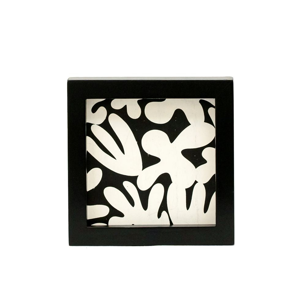 5" Reversible Wood Frame Sign - Nature/Leaf