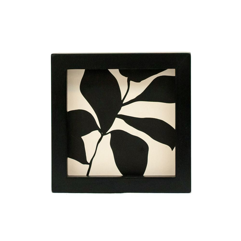 5" Reversible Wood Frame Sign - Nature/Leaf