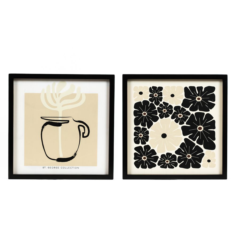 13x13x1.5 rvs wood frame sign (FLOWER)