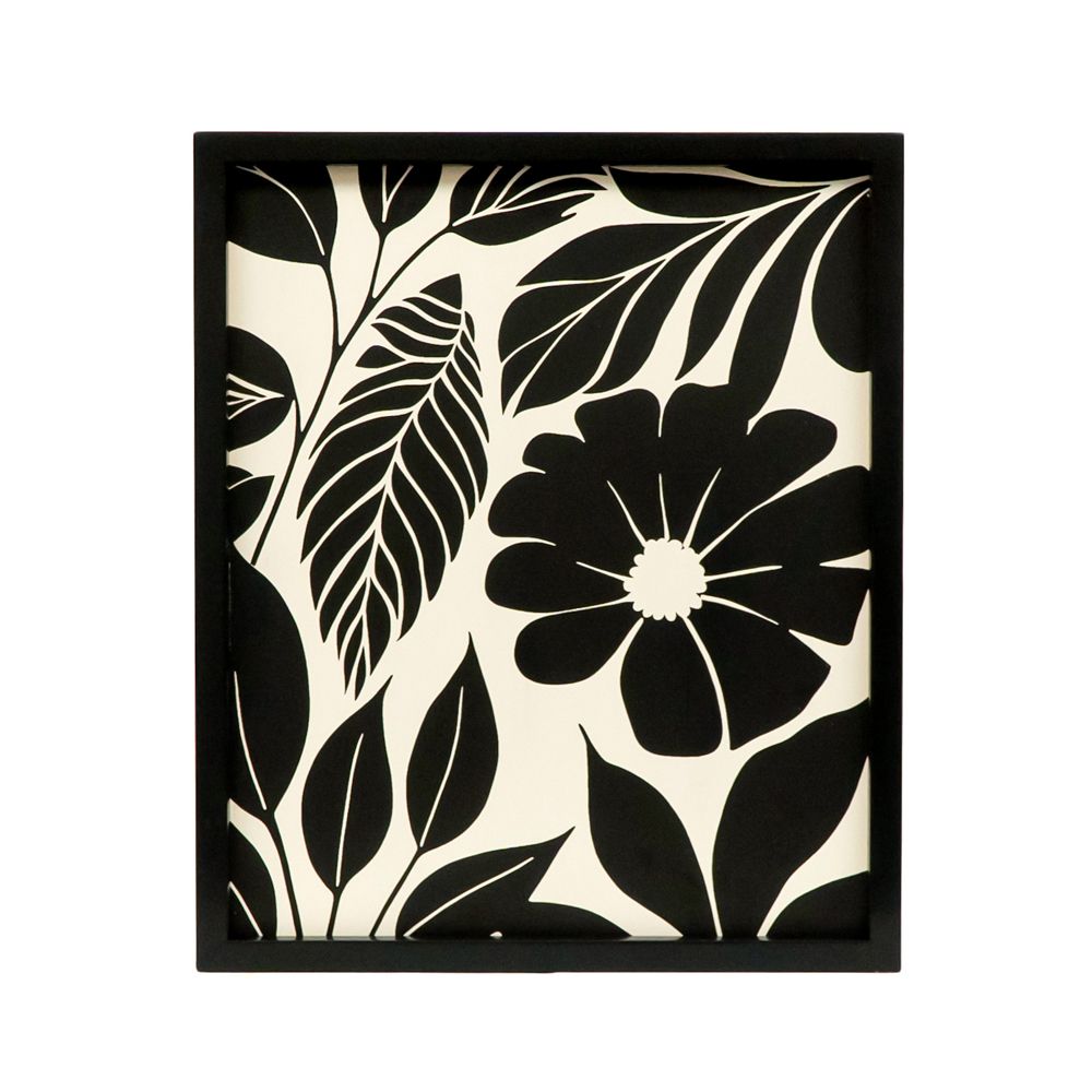 17" x 20" Reversible Wood Frame Sign - Amsterdam | White and Black