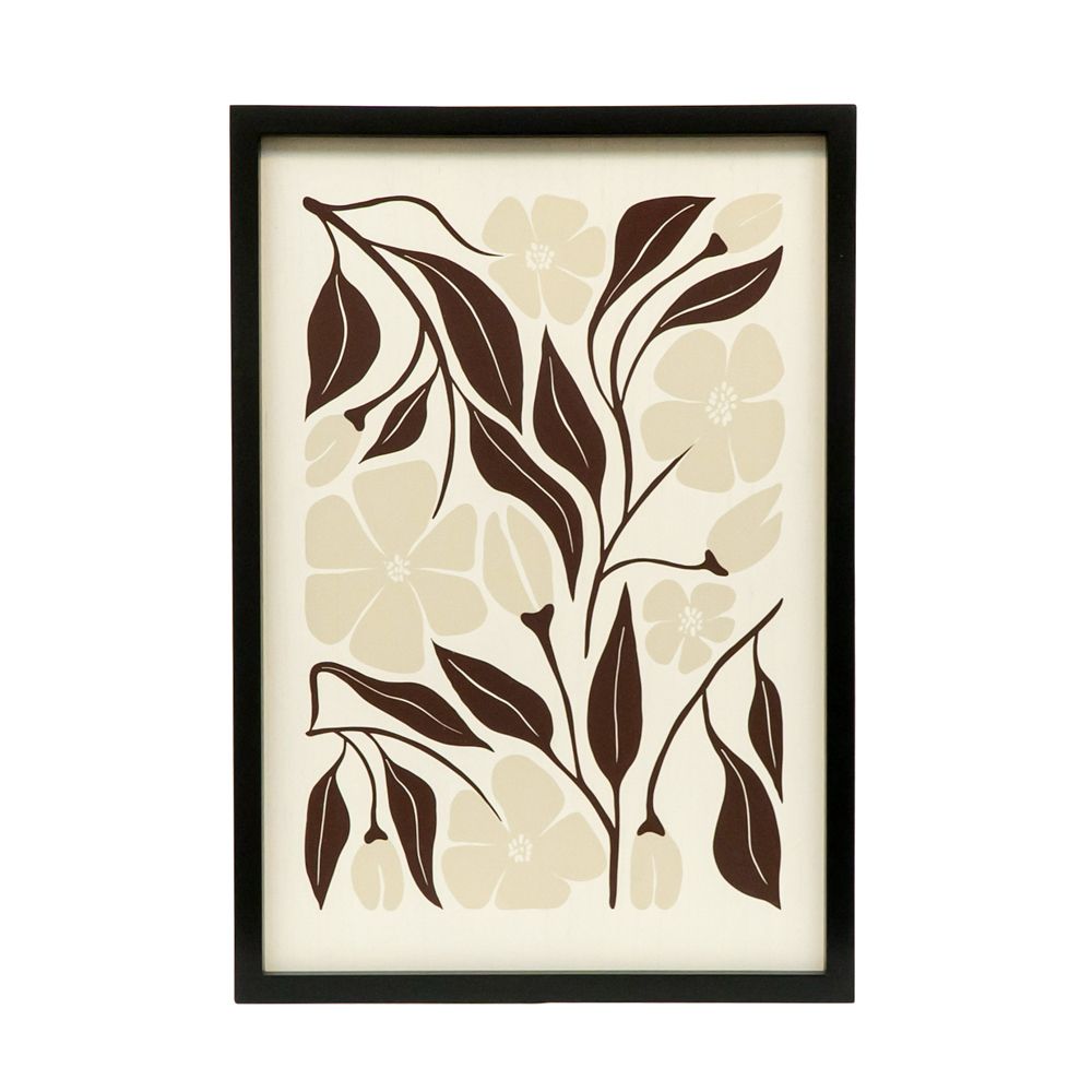 17" x 24" Reversible Wood Frame Sign - Flowers | Multicolor