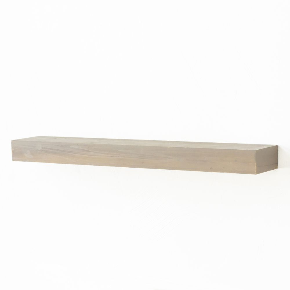 35" Wood Floating Shelf - Brown