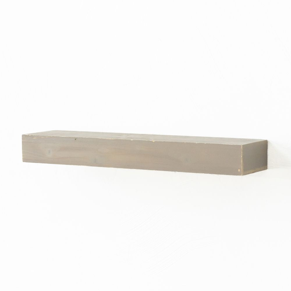 24" Wood Floating Shelf - Brown