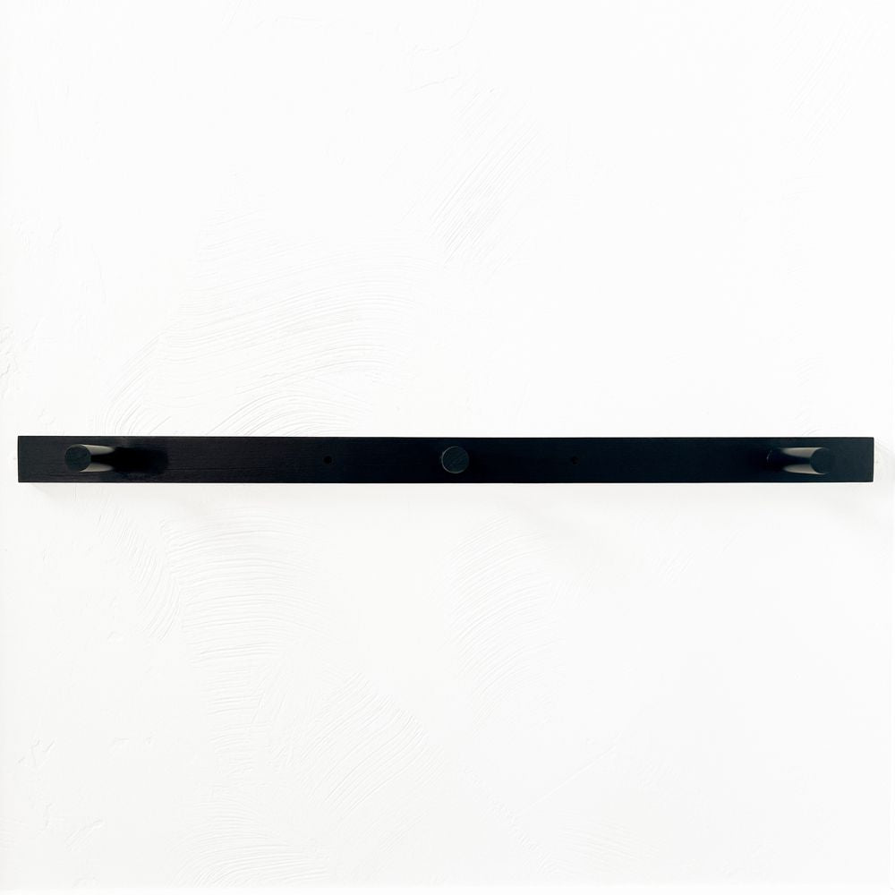 35" Wood Floating Shelf - Black