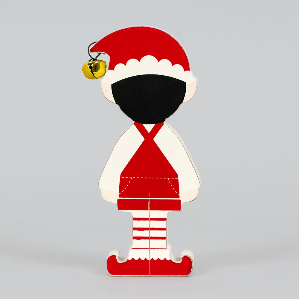 6" Chunky Wood Shape - Boy Elf