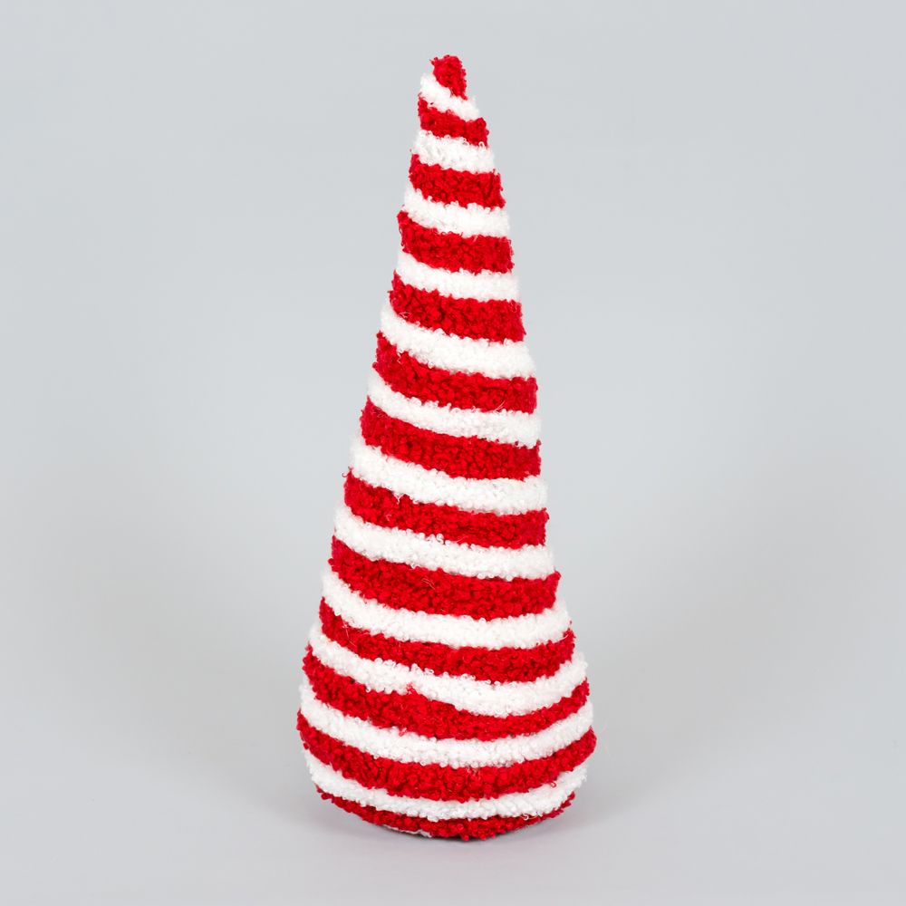 12" Yarn Tree - Red and White