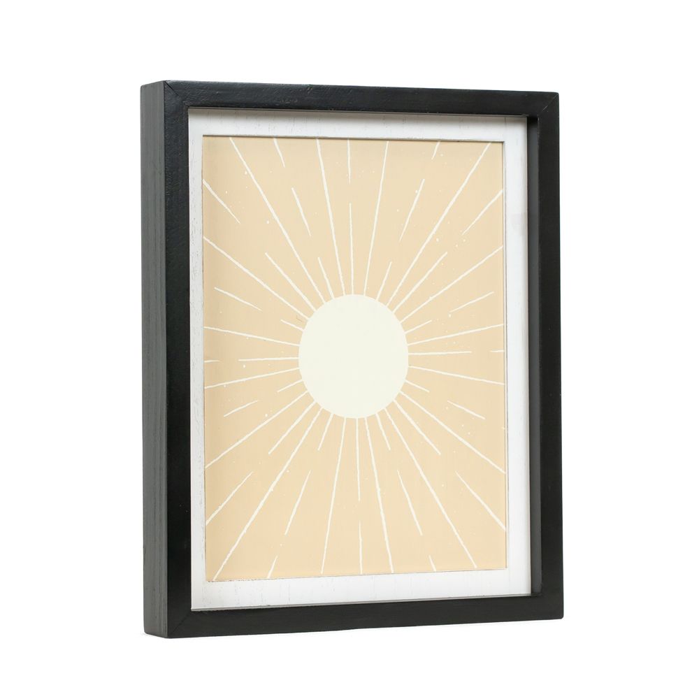 10" x 13" Reversible Wood Frame Sign - Believe/Sun | Multicolor
