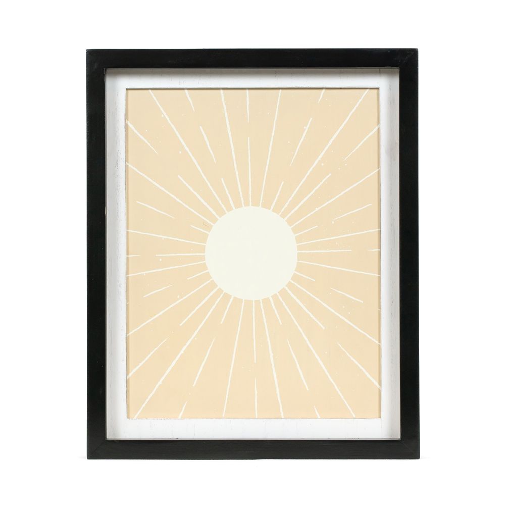 10" x 13" Reversible Wood Frame Sign - Believe/Sun | Multicolor