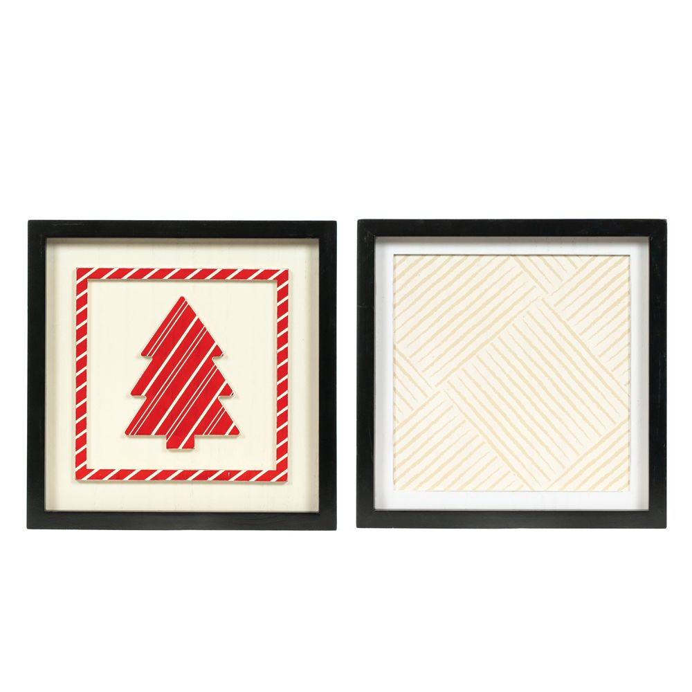 10x10x1.5 rvs wood frame sign (TREE/STRIPE)