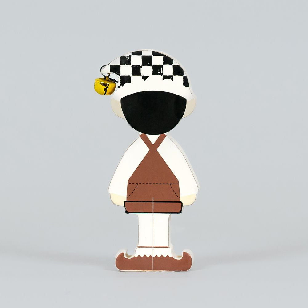 6" Chunky Wood Shape - Boy Elf
