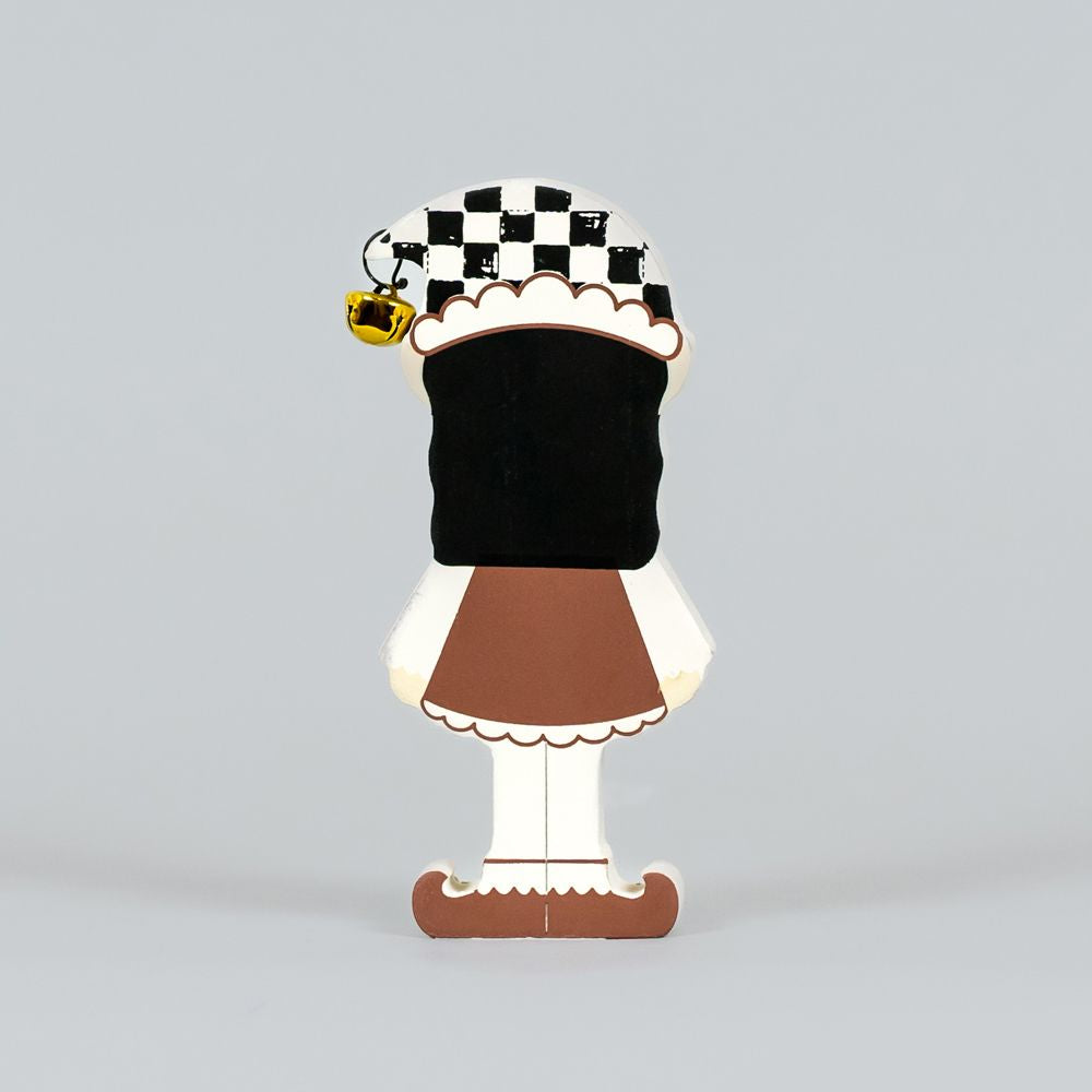 6" Chunky Wood Shape - Girl Elf