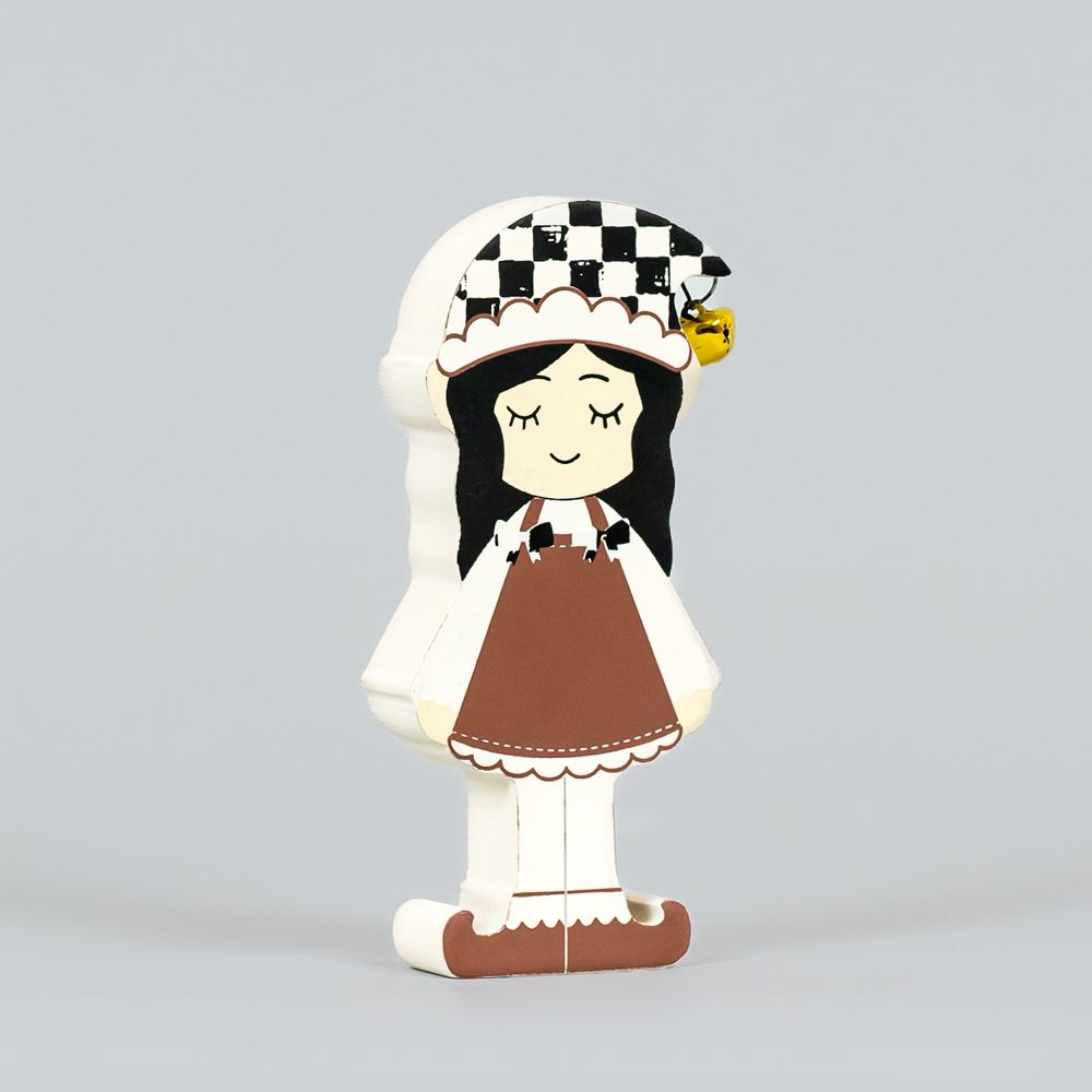 6" Chunky Wood Shape - Girl Elf
