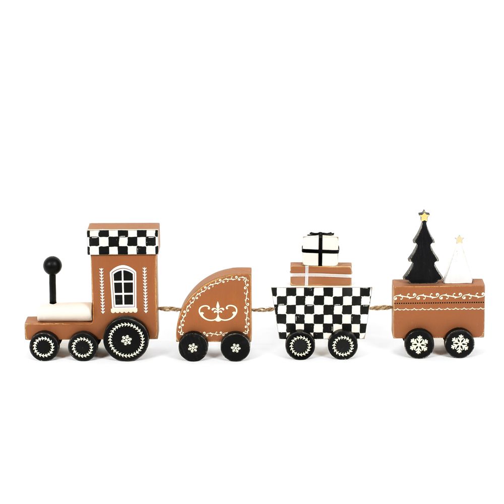 18x6x2 wooden train (CHRISTMAS)