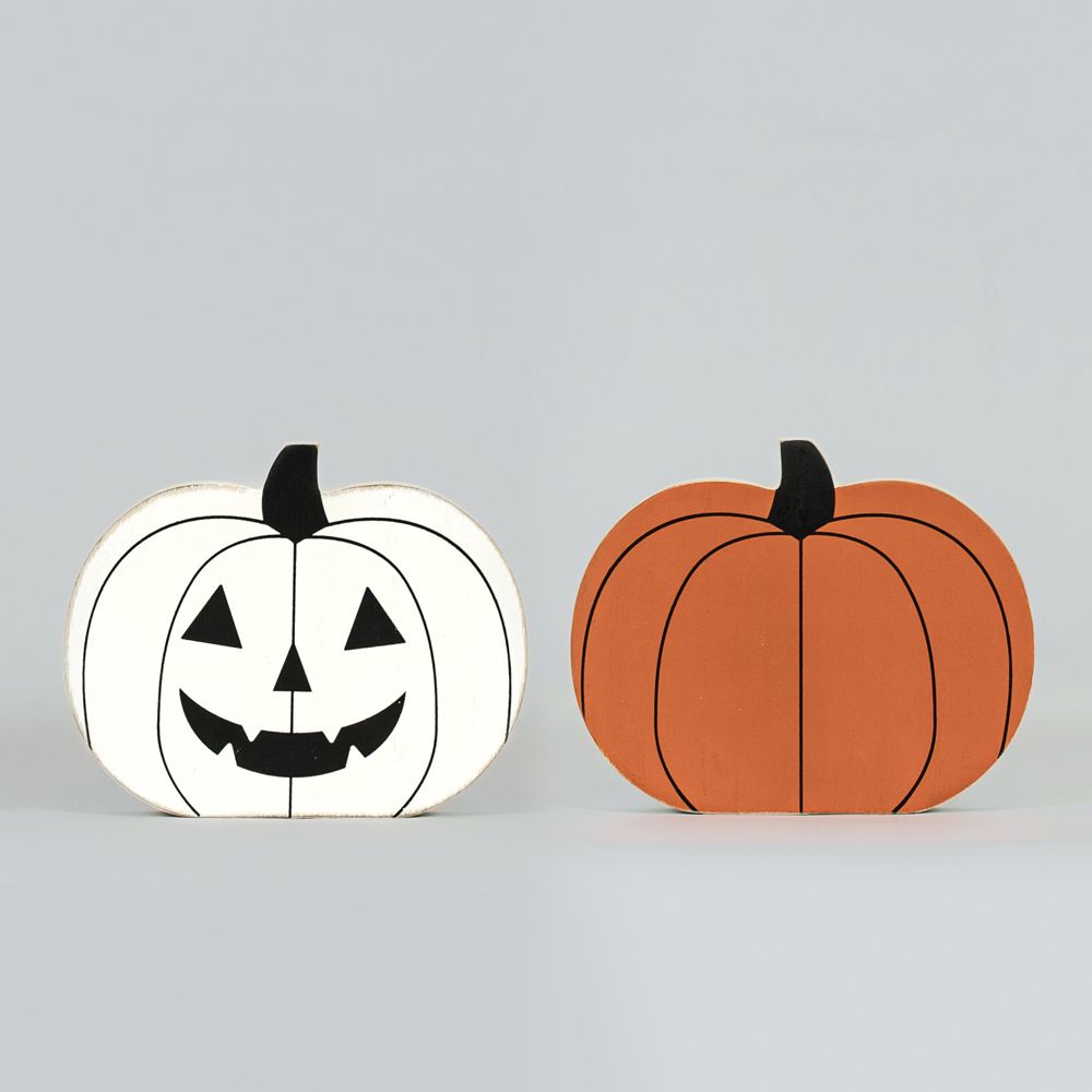 6x5x1 chunky wood shape (PUMPKIN)