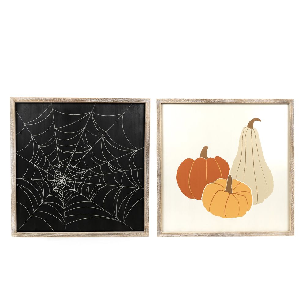 24x24x1.5 rvs wood frame sign (WEB/GOURD)
