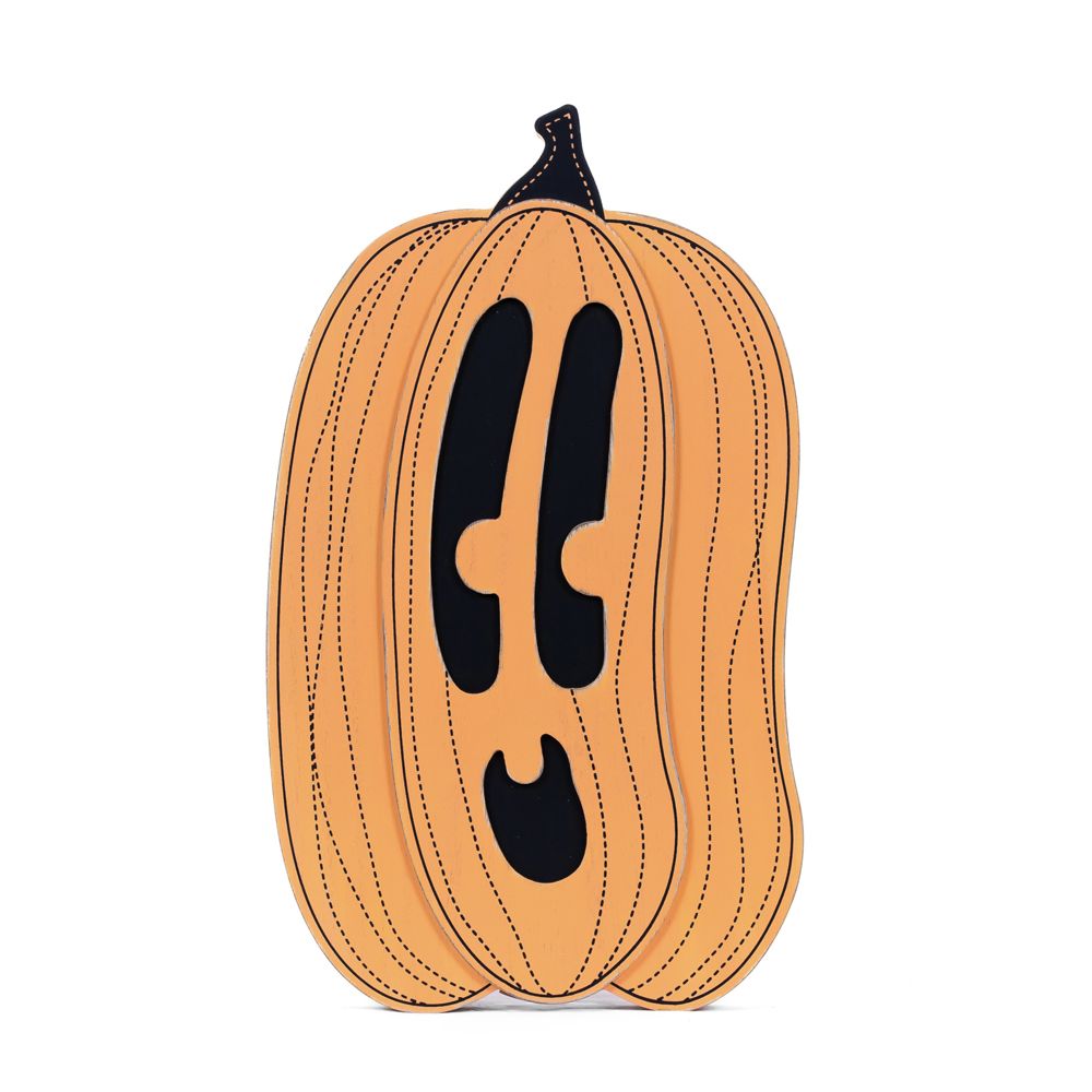 13" Chunky Wood Shape - Jack-O'-Lantern