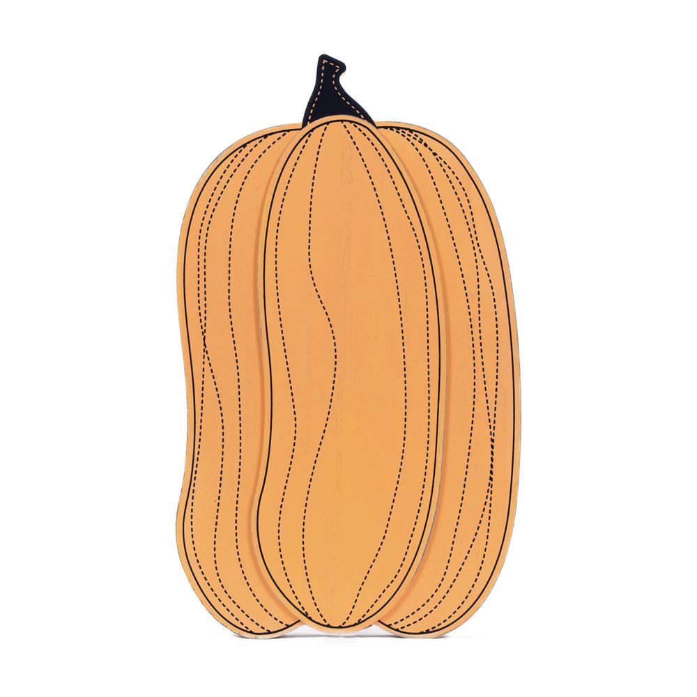 13" Chunky Wood Shape - Jack-O'-Lantern