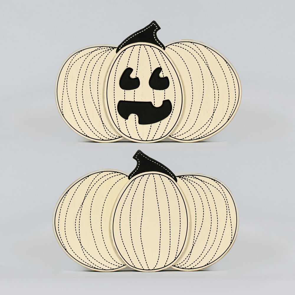 10" Chunky Wood Shape - Jack-O'-Lantern