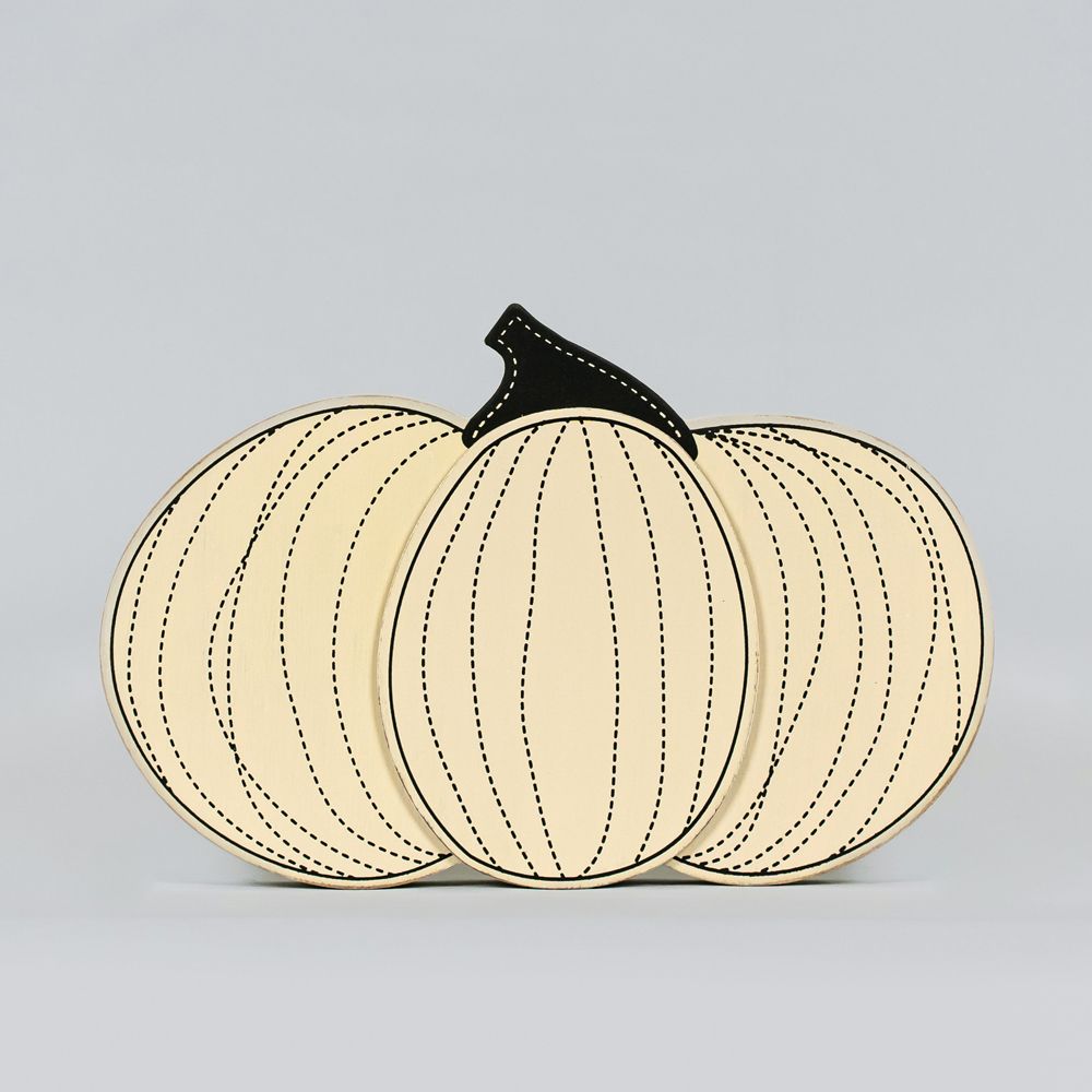10" Chunky Wood Shape - Jack-O'-Lantern