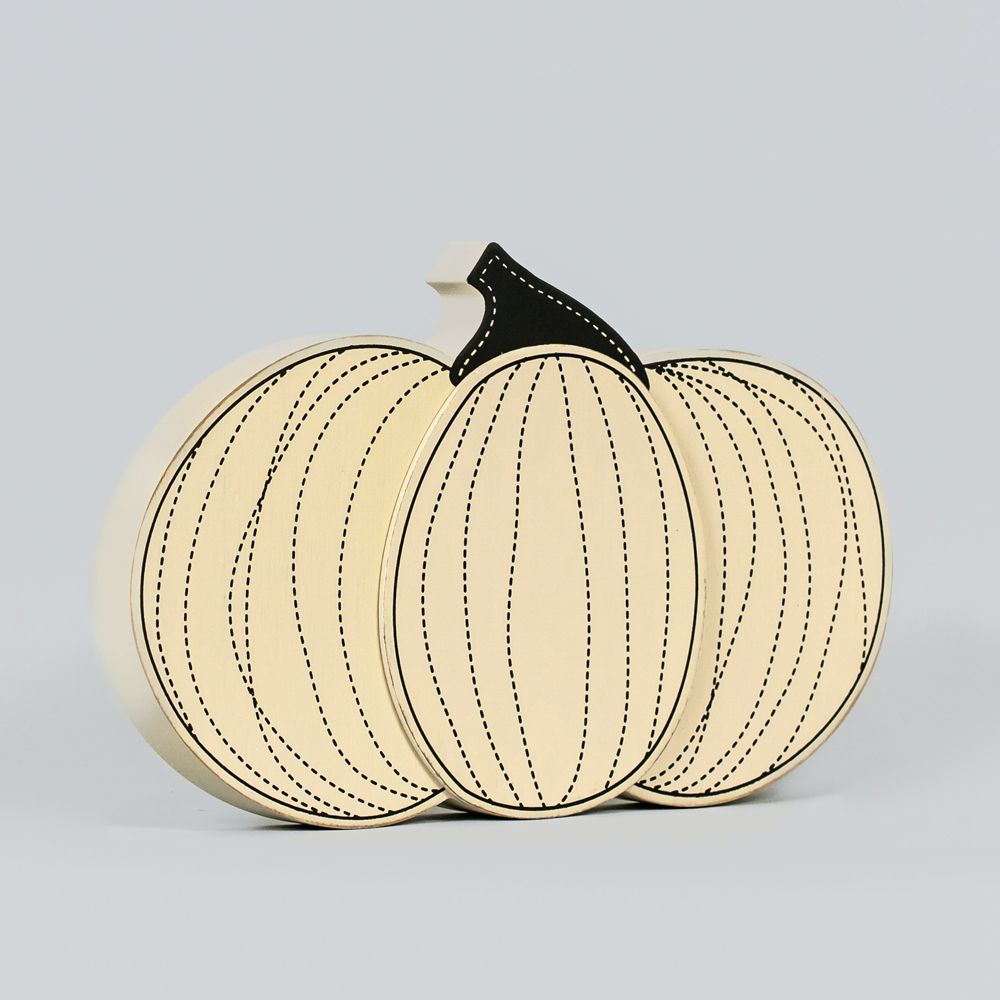 10" Chunky Wood Shape - Jack-O'-Lantern