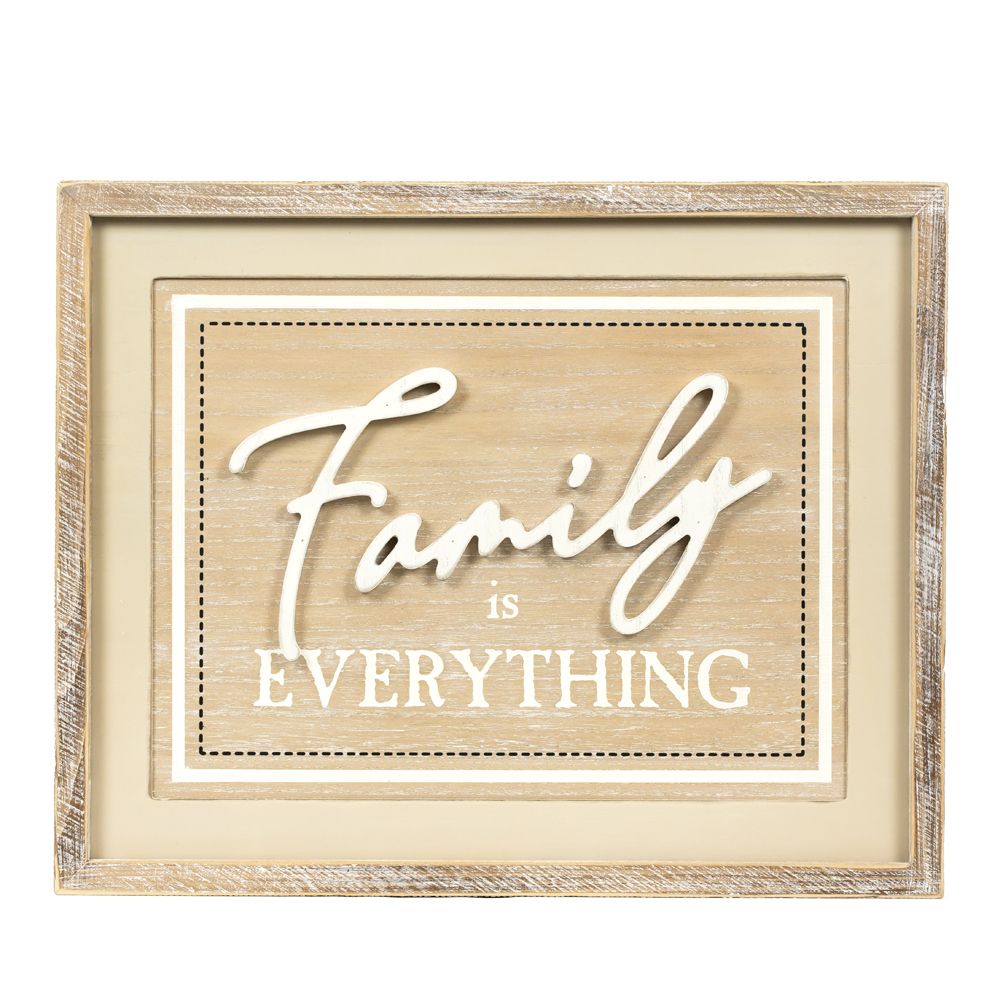 20" x 16" Reversible Wood Frame Sign - Family/Wicked | Multicolor