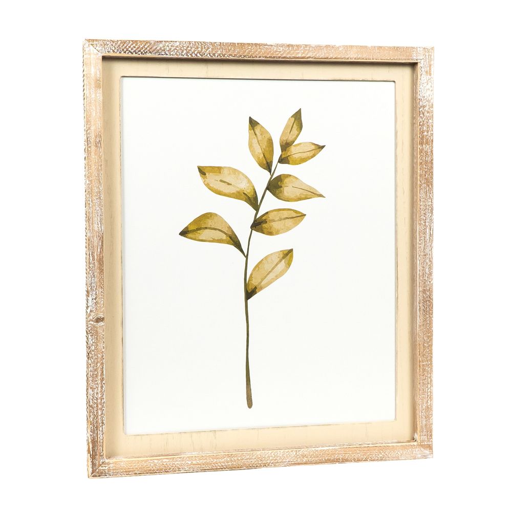 16" x 19" Reversible Wood Frame Sign - Pinetree/Leaves | Multicolor
