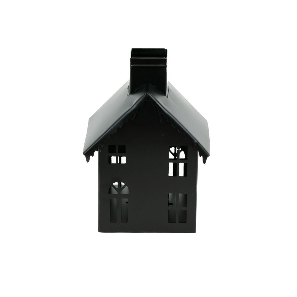 Iron Nested Bird Houses (Set of 2) - Black | 8x10x7 and 5x7x4.5