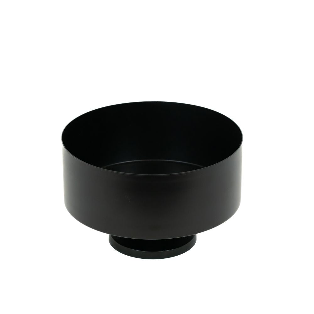 8" Iron Fruit Bowl - Black