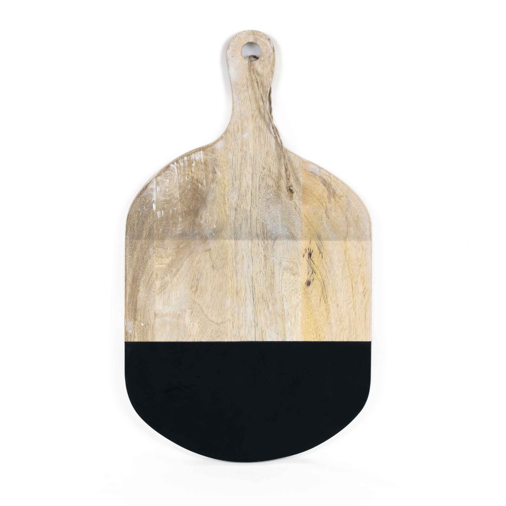 9x16x.75 mango chopping board w/ handle