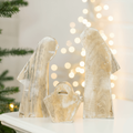 8" Mango Wood Cutout Set - Nativity (Set of 3) | Sundara Collection