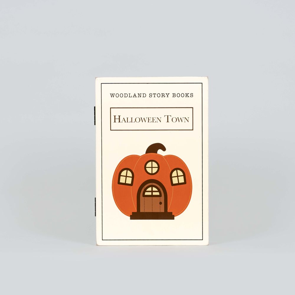 Wood Storybook Set - Halloween Town | Woodland Story Books Collection