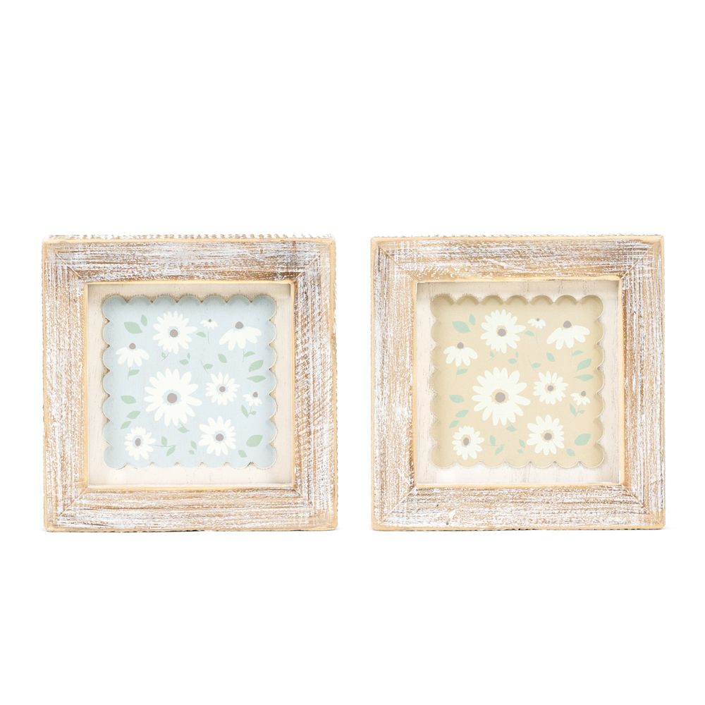 5x5x1.5 rvs wood frame sign (DAISY)
